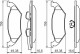0 986 494 495 Bosch Гальмівні колодки