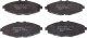 B110141 Denckermann Тормозные колодки