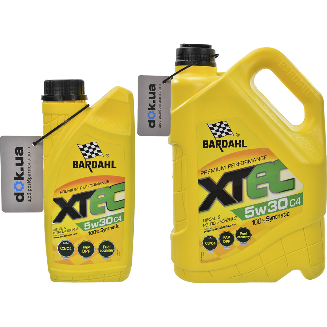 Моторное масло Bardahl XTEC C4 5W-30 на Citroen ZX