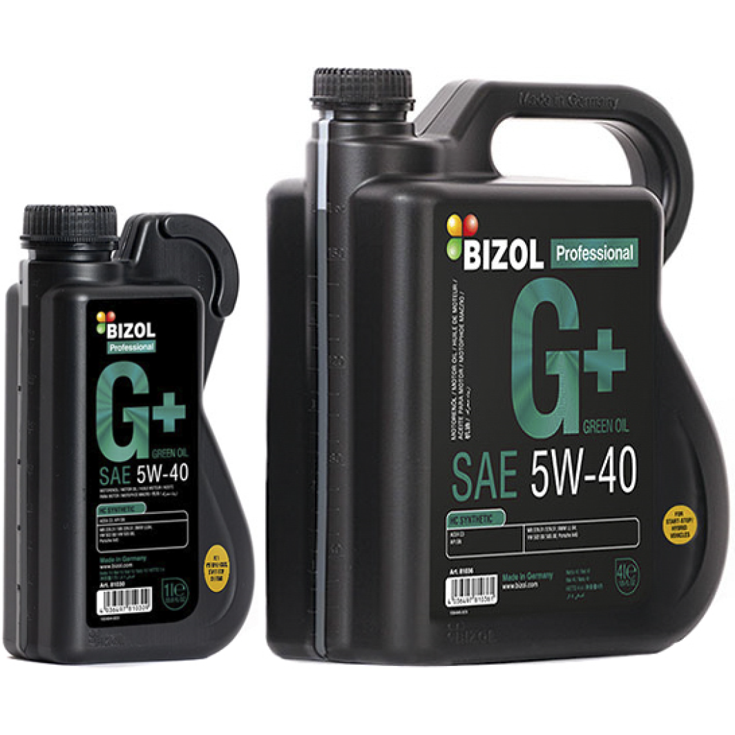 Моторна олива Bizol Green Oil+ 5W-40 на Citroen C1