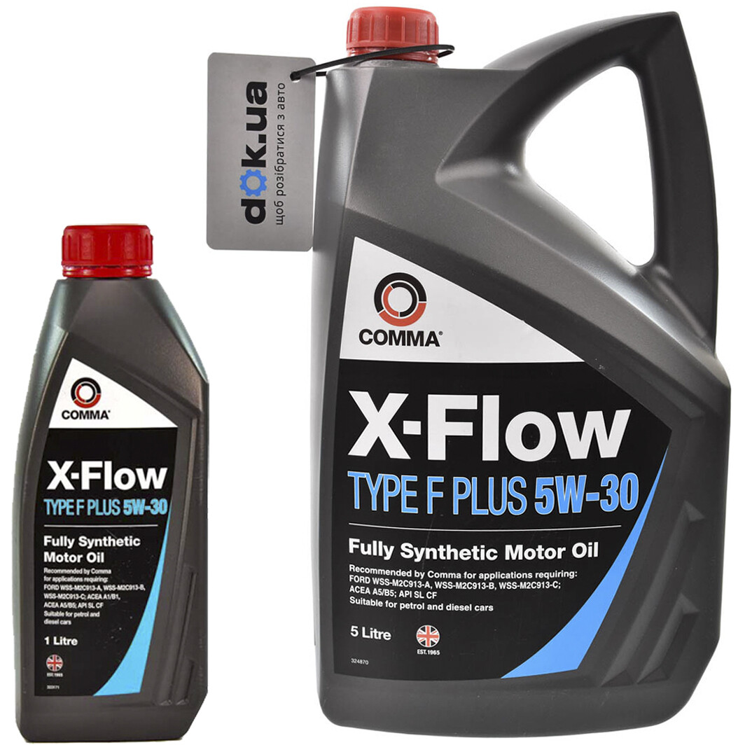 Моторна олива Comma X-Flow Type F PLUS 5W-30 на Chevrolet Kalos