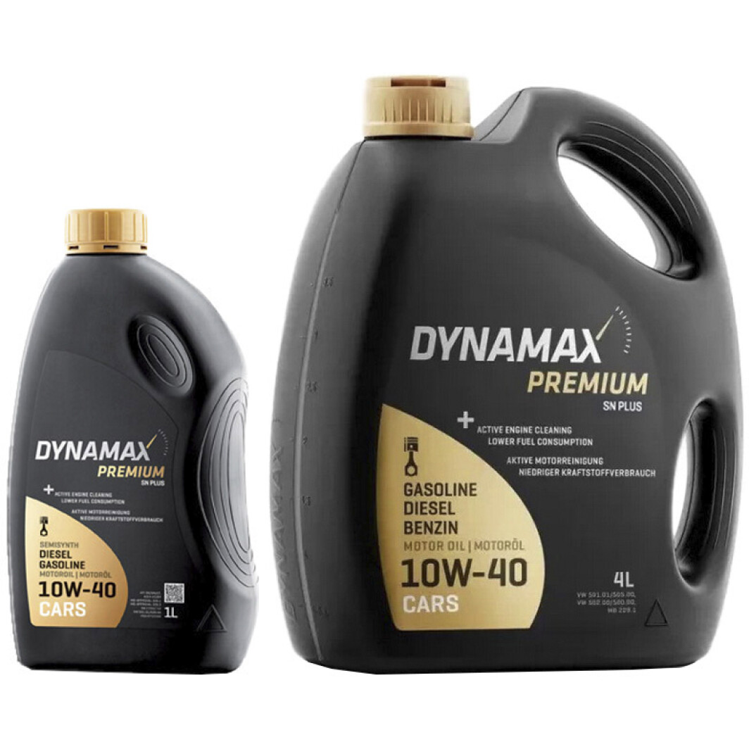 Моторное масло Dynamax Premium SN Plus 10W-40 на Hyundai Terracan