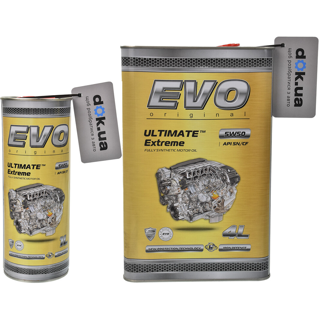 Моторное масло EVO Ultimate Extreme 5W-50 на Kia Sorento