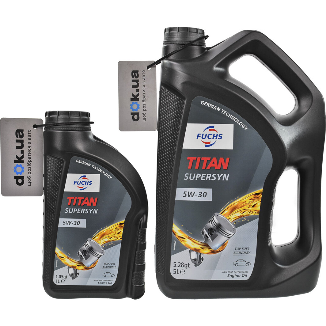 Моторна олива Fuchs Titan Supersyn 5W-30 для Lancia Dedra на Lancia Dedra