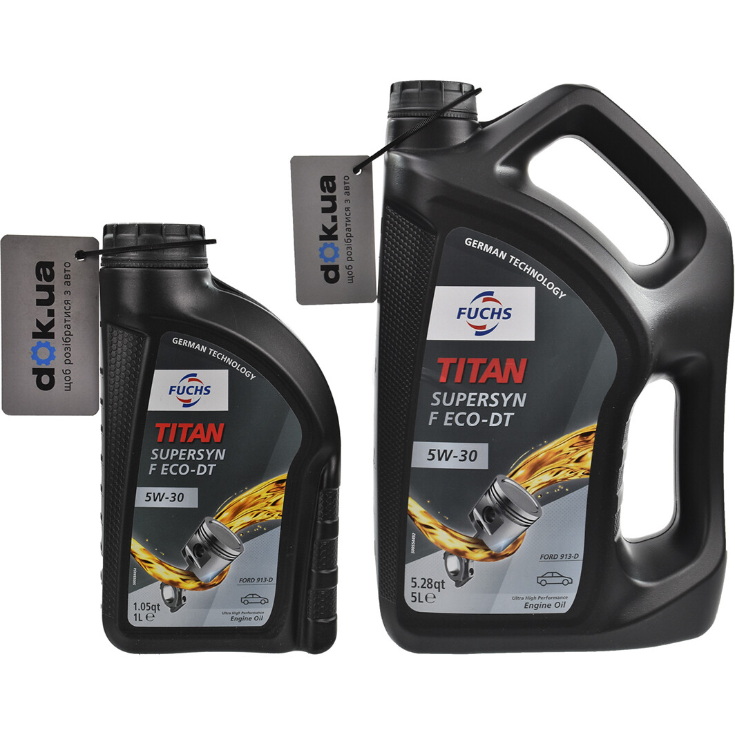 Моторное масло Fuchs Titan Supersyn F-Eco DT 5W-30 для Hyundai i40 на Hyundai i40