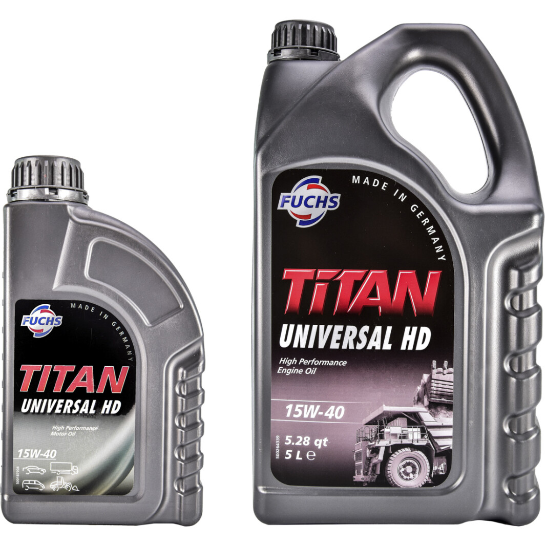 Моторна олива Fuchs Titan Universal HD 15W-40 на Mercedes T2