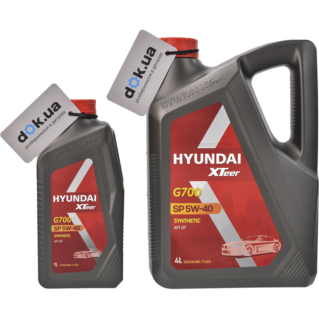 Моторное масло Hyundai XTeer Gasoline G700 5W-40 на Hyundai H350