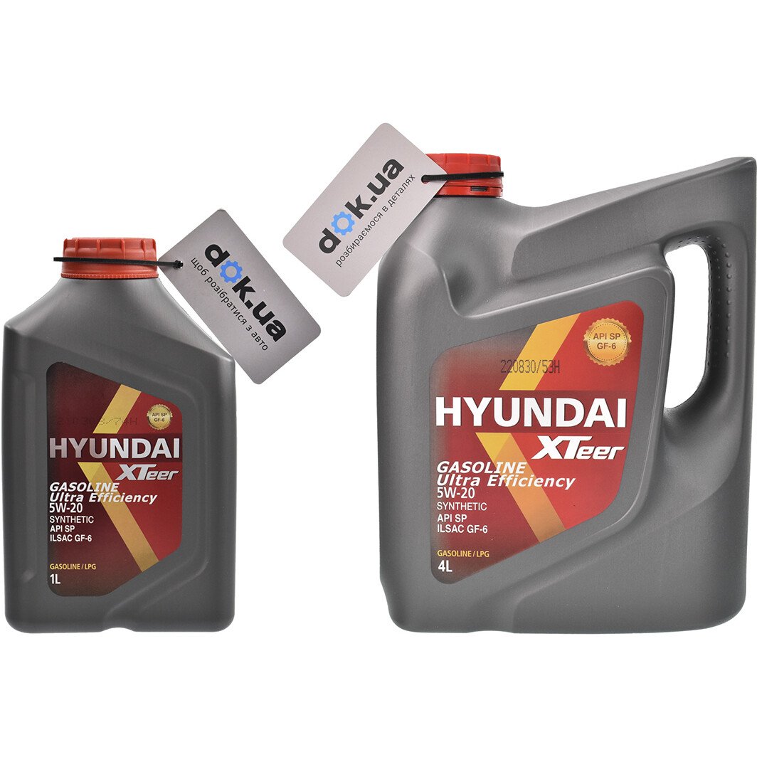 Моторна олива Hyundai XTeer Gasoline Ultra Efficiency 5W-20 на Dacia Duster