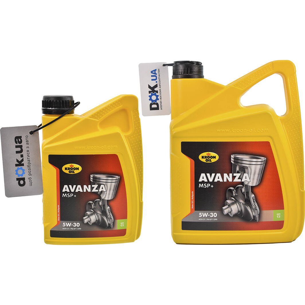 Моторна олива Kroon Oil Avanza MSP+ 5W-30 на Daihatsu Terios