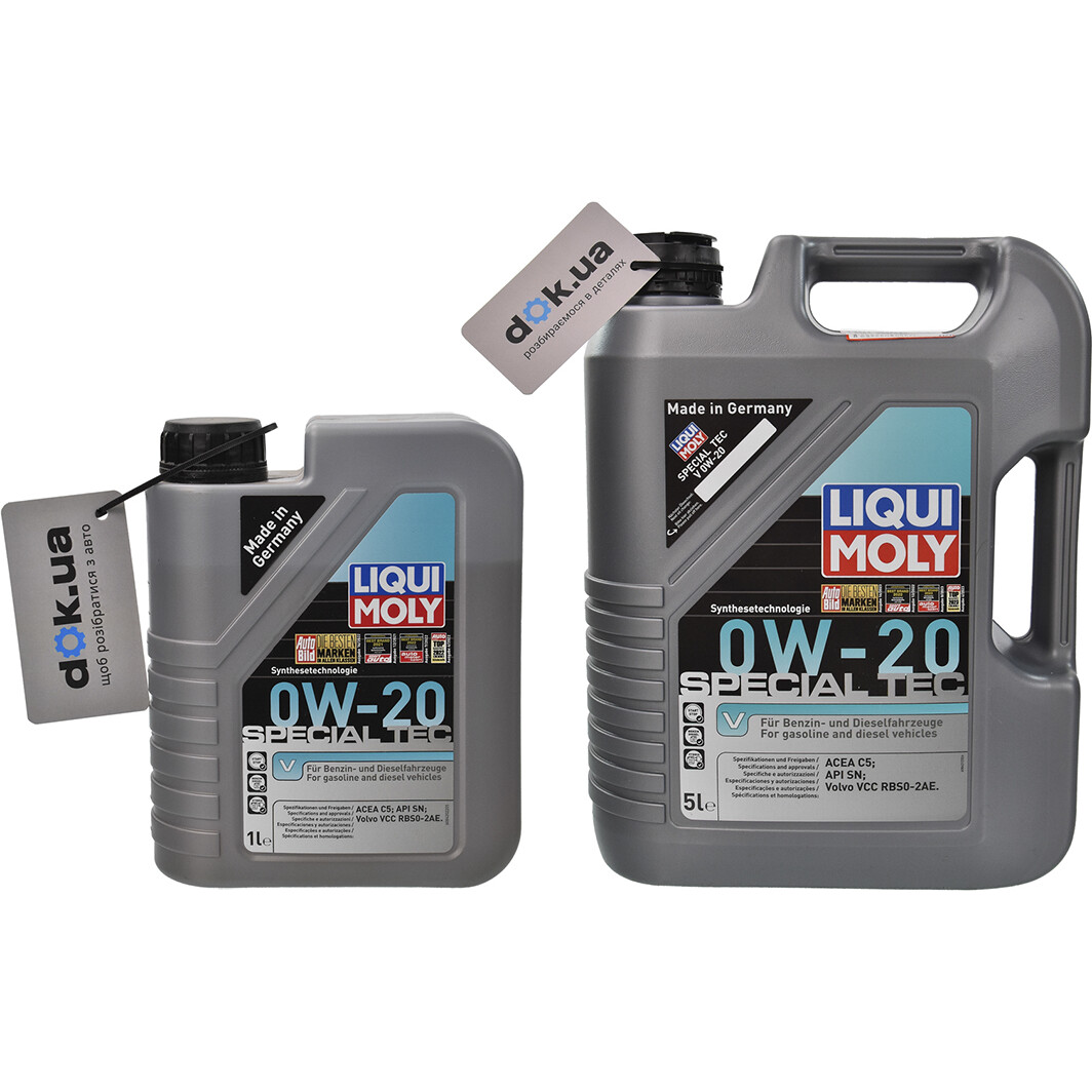 Моторна олива Liqui Moly Special Tec V 0W-20 на Mitsubishi L200