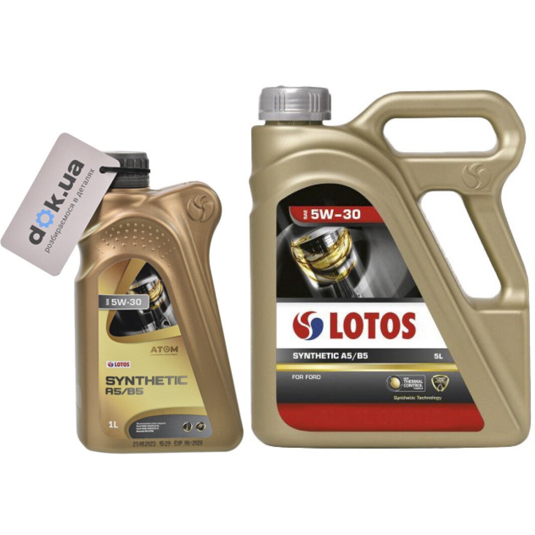 Моторное масло LOTOS Synthetic A5/B5 5W-30 на Toyota Prius