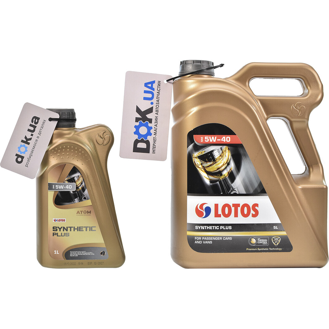Моторное масло LOTOS Synthetic Plus 5W-40 на Fiat Stilo