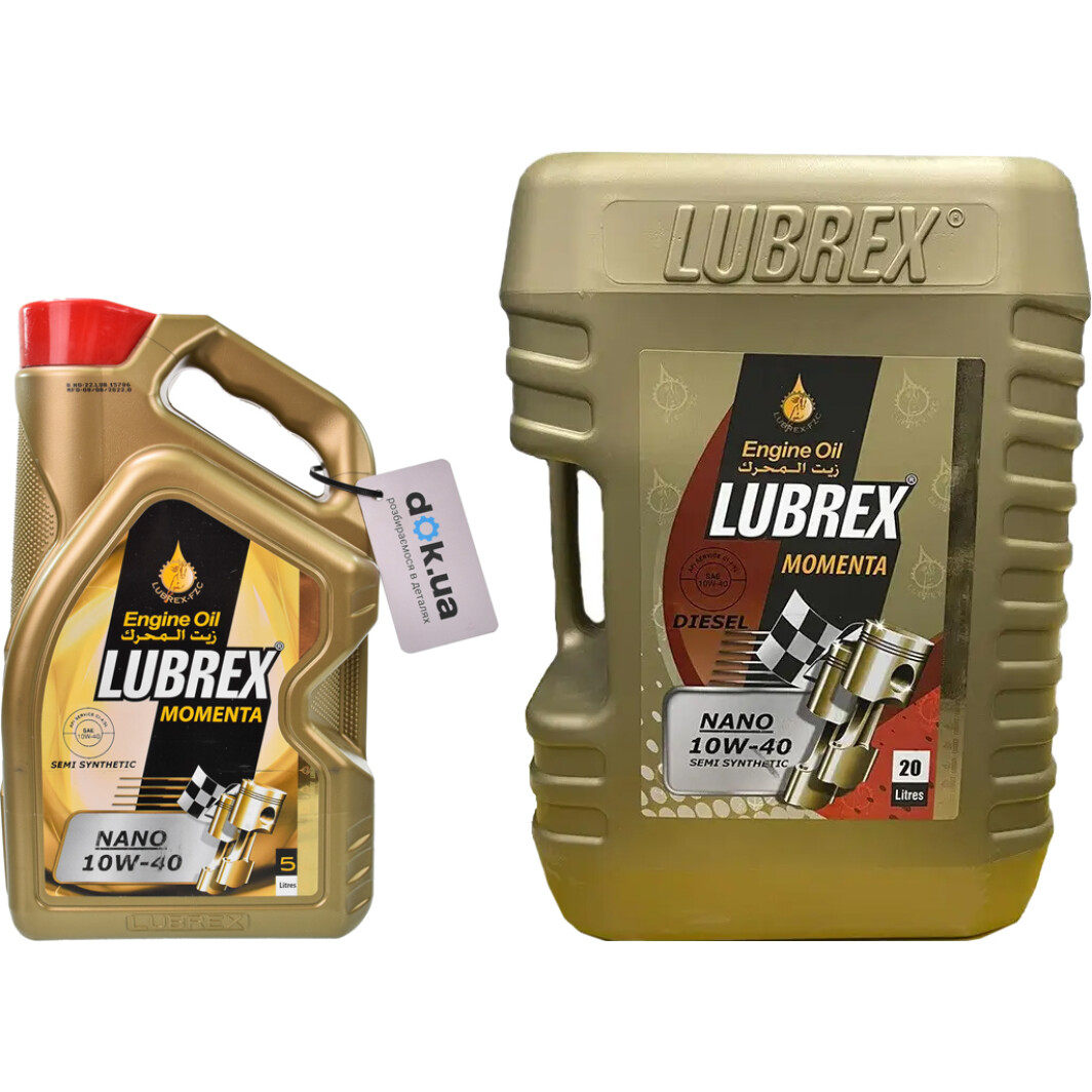 Моторна олива Lubrex Momenta Nano 10W-40 на Chevrolet Impala