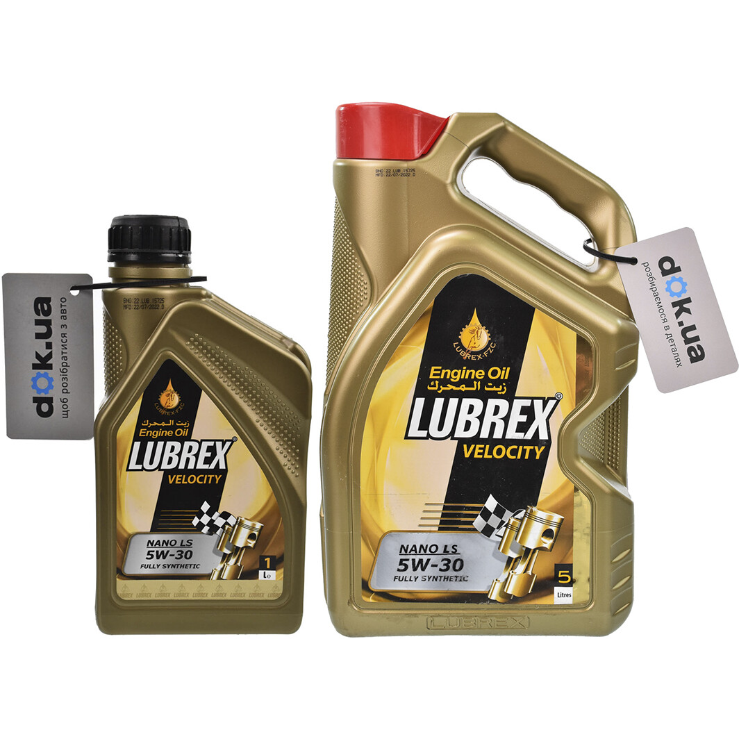 Моторна олива Lubrex Velocity Nano LS 5W-30 на Opel Tigra