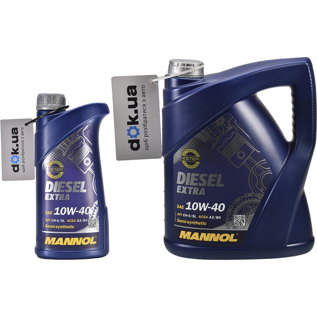 Моторна олива Mannol Diesel Extra 10W-40 на Opel GT