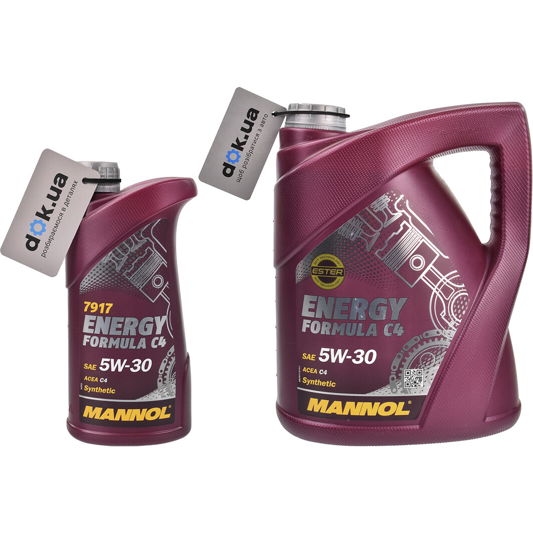 Моторна олива Mannol Energy Formula C4 5W-30 на Lancia Musa