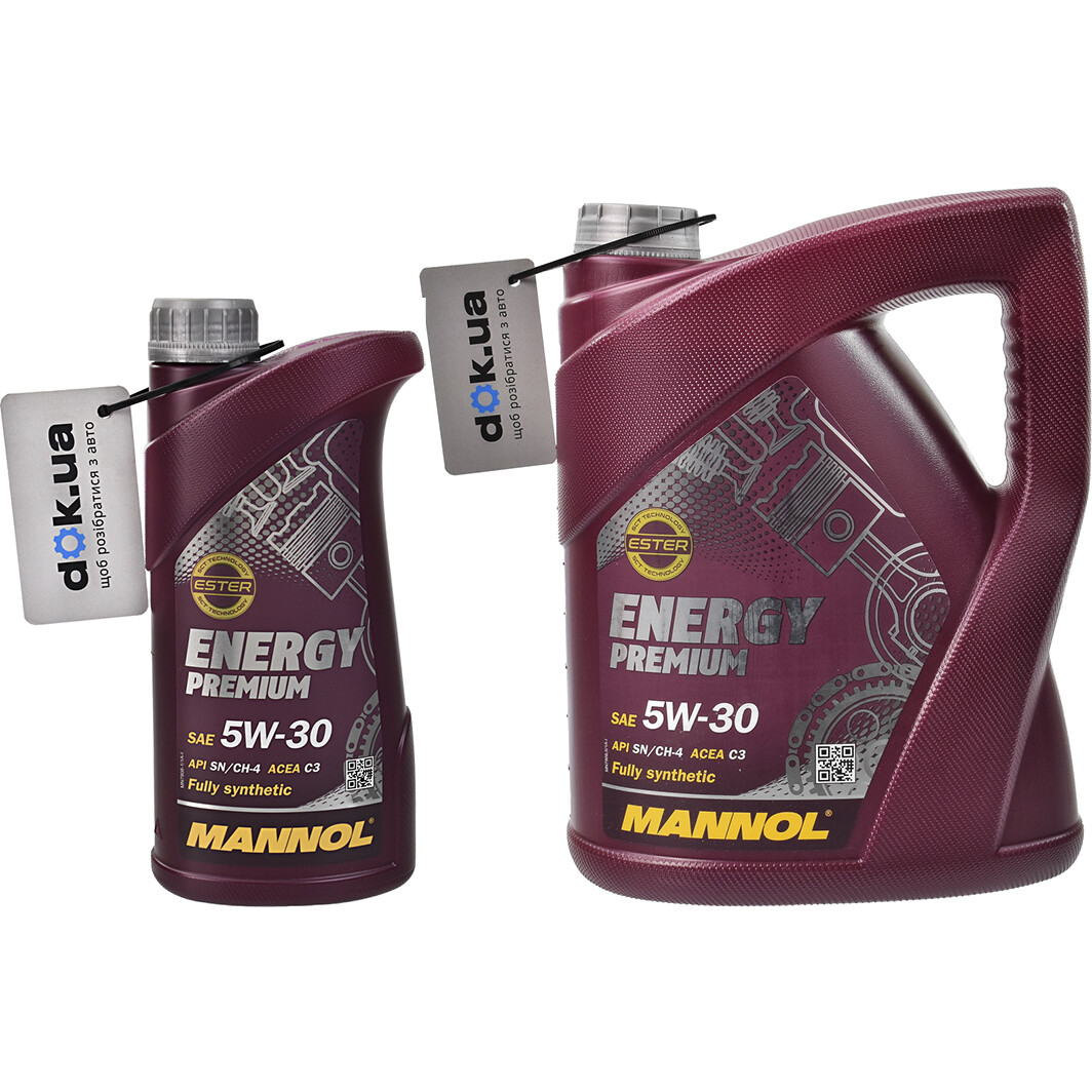 Моторна олива Mannol Energy Premium 5W-30 на SAAB 900