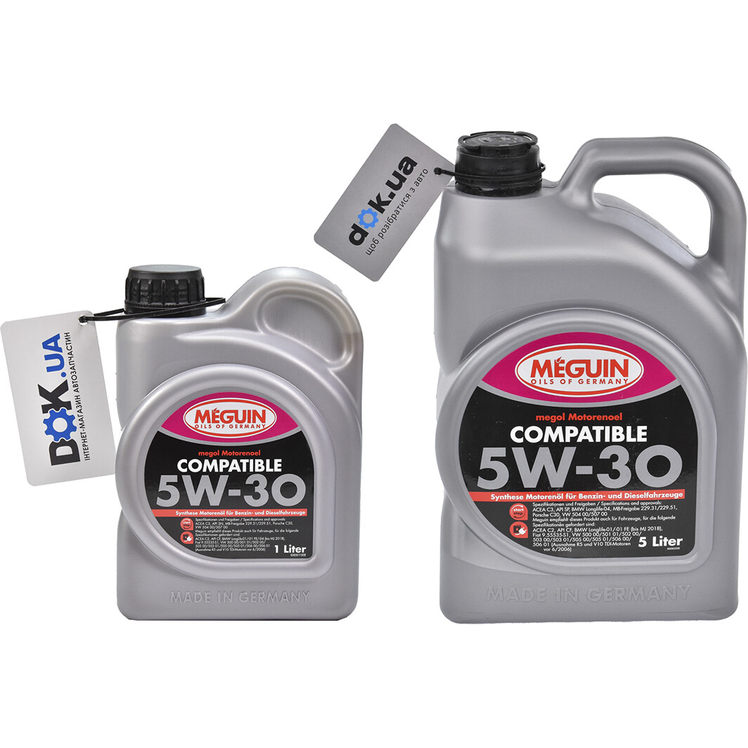Моторное масло Meguin Compatible 5W-30 на Hyundai i20