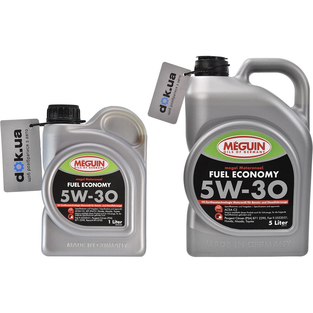 Моторное масло Meguin megol Motorenoel Fuel Economy 5W-30 на Toyota RAV4