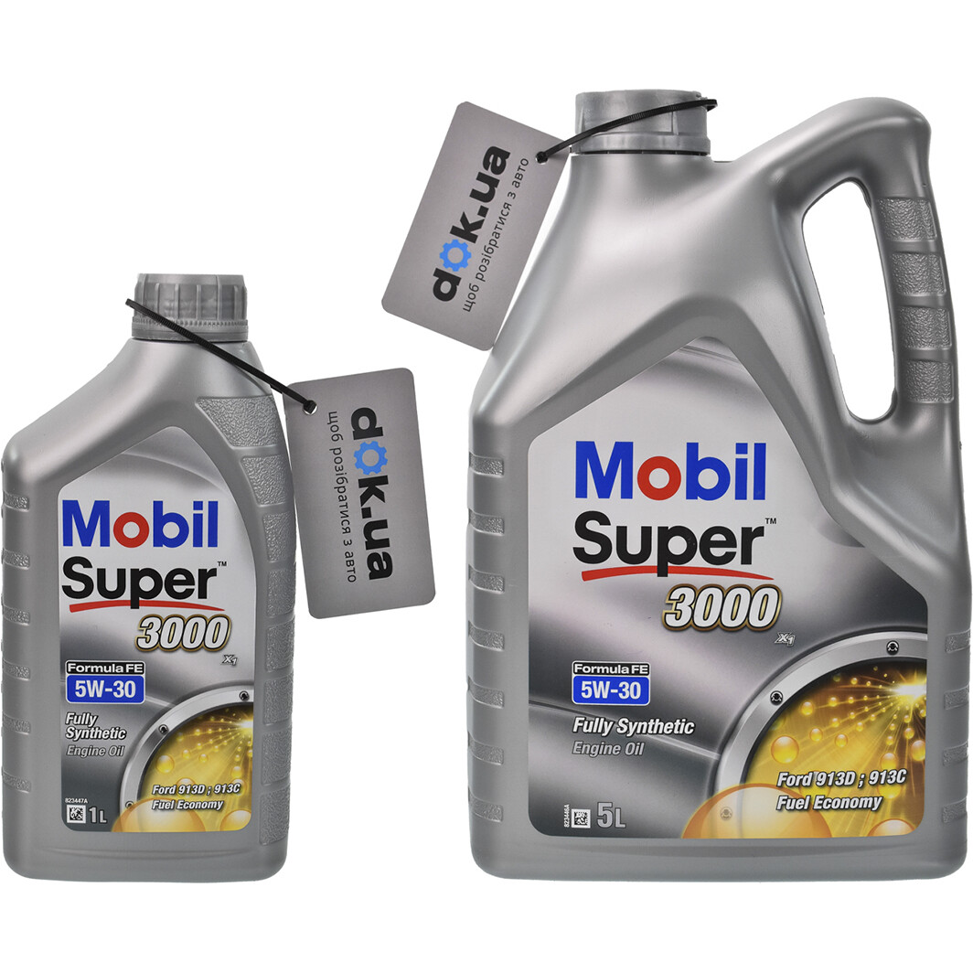 Моторное масло Mobil Super 3000 X1 Formula FE 5W-30 синтетическое