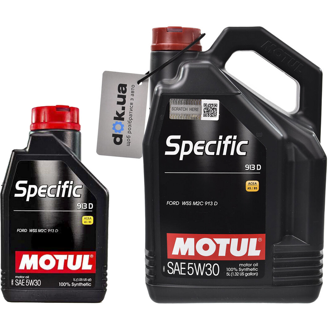 Моторное масло Motul Specific 913 D 5W-30 на Honda Stream