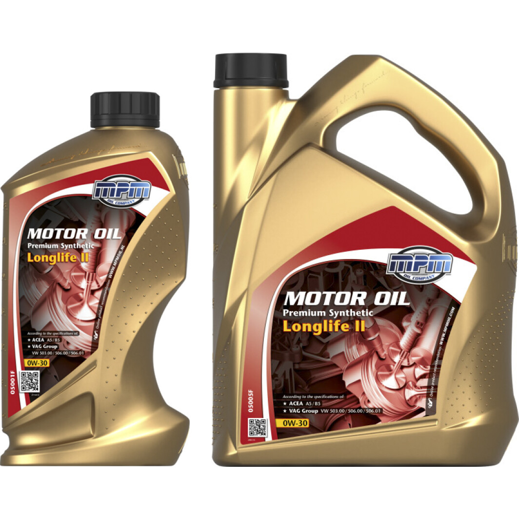 Моторна олива MPM Premium Synthetic LongLife II 0W-30 на Chevrolet Cobalt