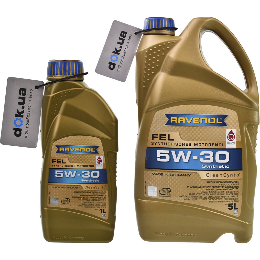 Моторна олива Ravenol FEL 5W-30 на Toyota Hiace