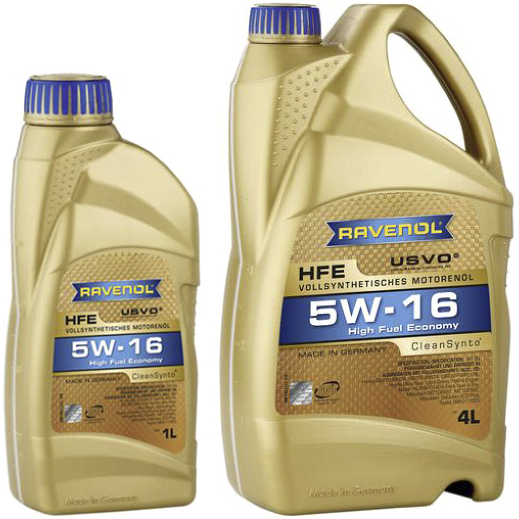 Моторное масло Ravenol HFE 5W-16 на Volvo V60