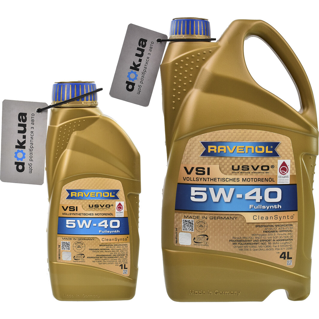 Моторна олива Ravenol VSI 5W-40 на Porsche Carrera GT