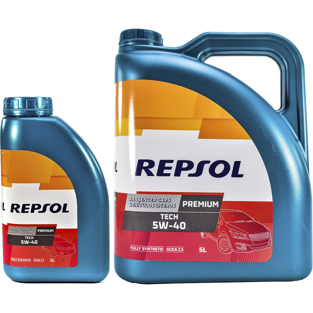 Моторна олива Repsol Premium Tech 5W-40 на Mazda MX-5