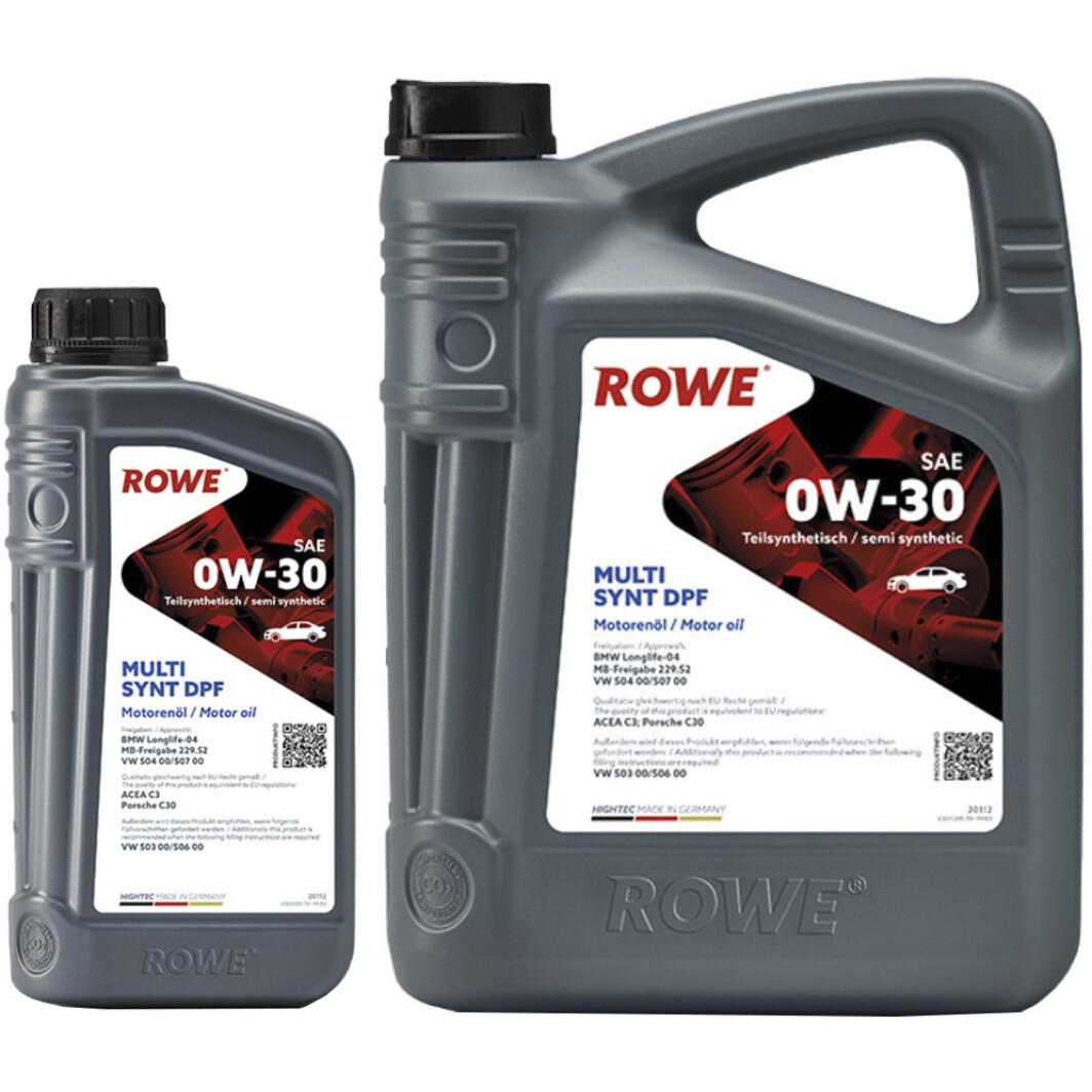 Моторна олива Rowe Multi Synt DPF 0W-30 на Daihatsu Cuore