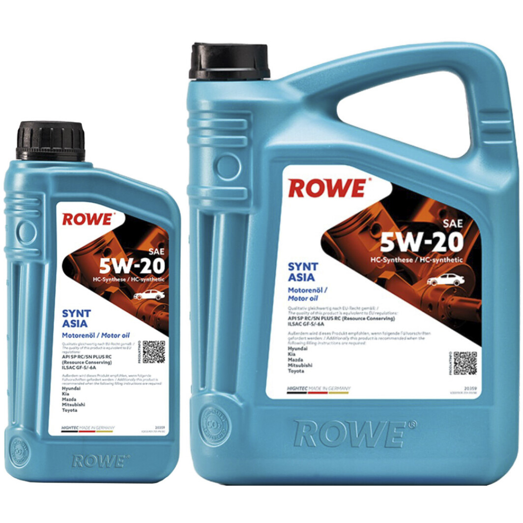 Моторна олива Rowe Synt Asia 5W-20 на Chevrolet Caprice