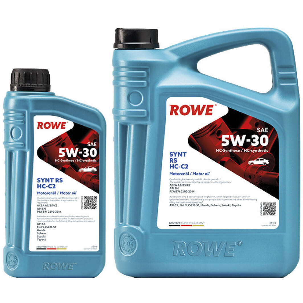 Моторное масло Rowe Synt RS HC-C2 5W-30 на Volkswagen Taro