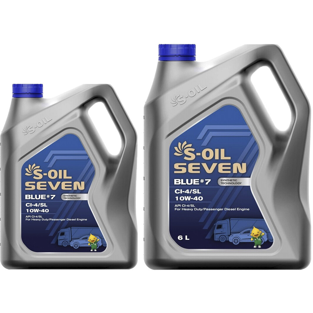 Моторна олива S-Oil Seven Blue #7 CI-4/SL 10W-40 на Volvo S60