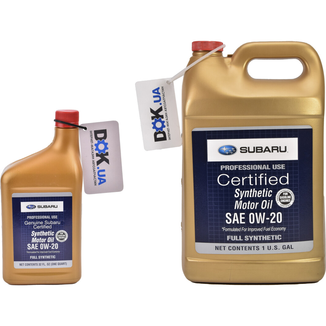 Моторна олива Subaru Synthetic Motor Oil 0W-20 на Toyota Alphard