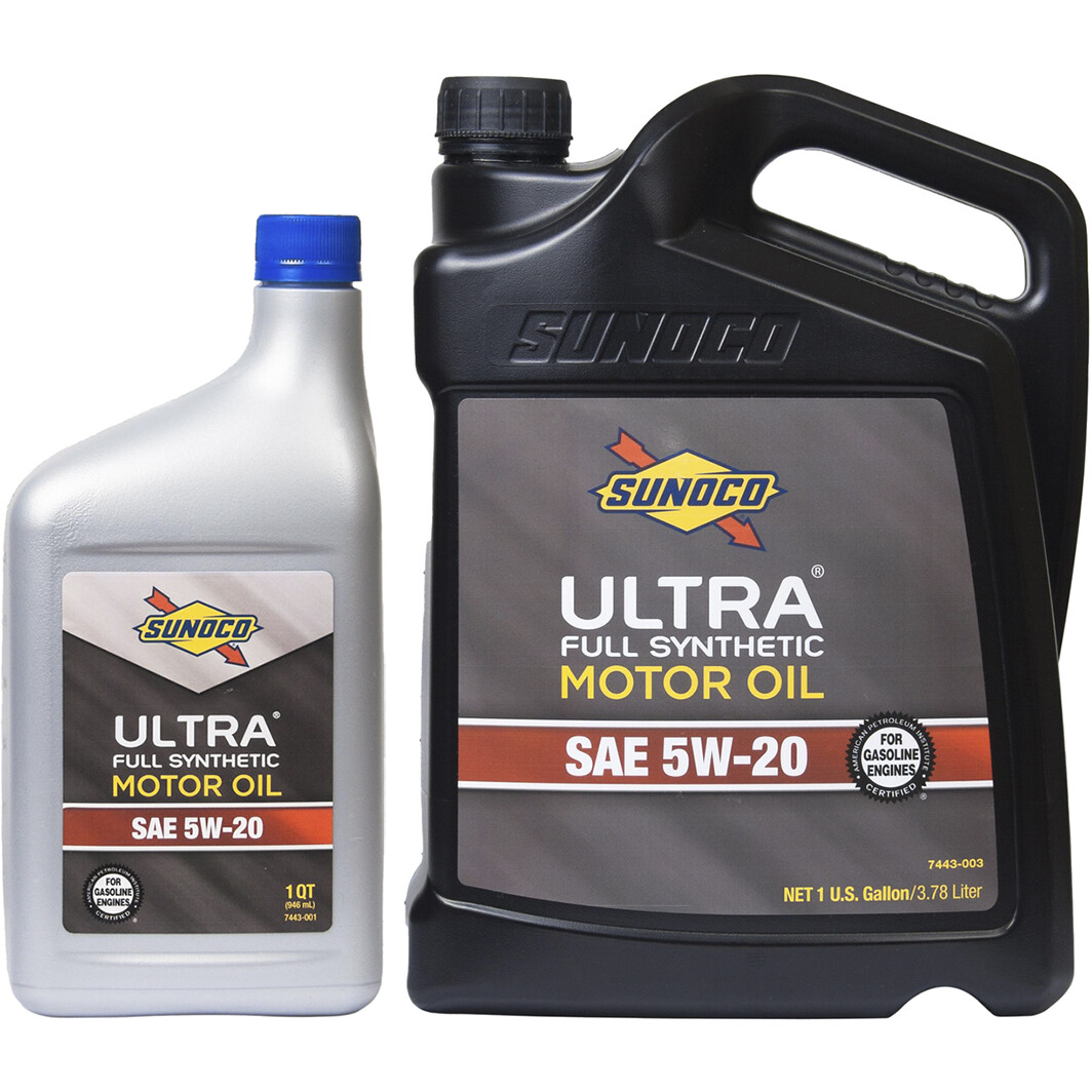 Моторна олива Sunoco Ultra 5W-20 на Ford Mustang