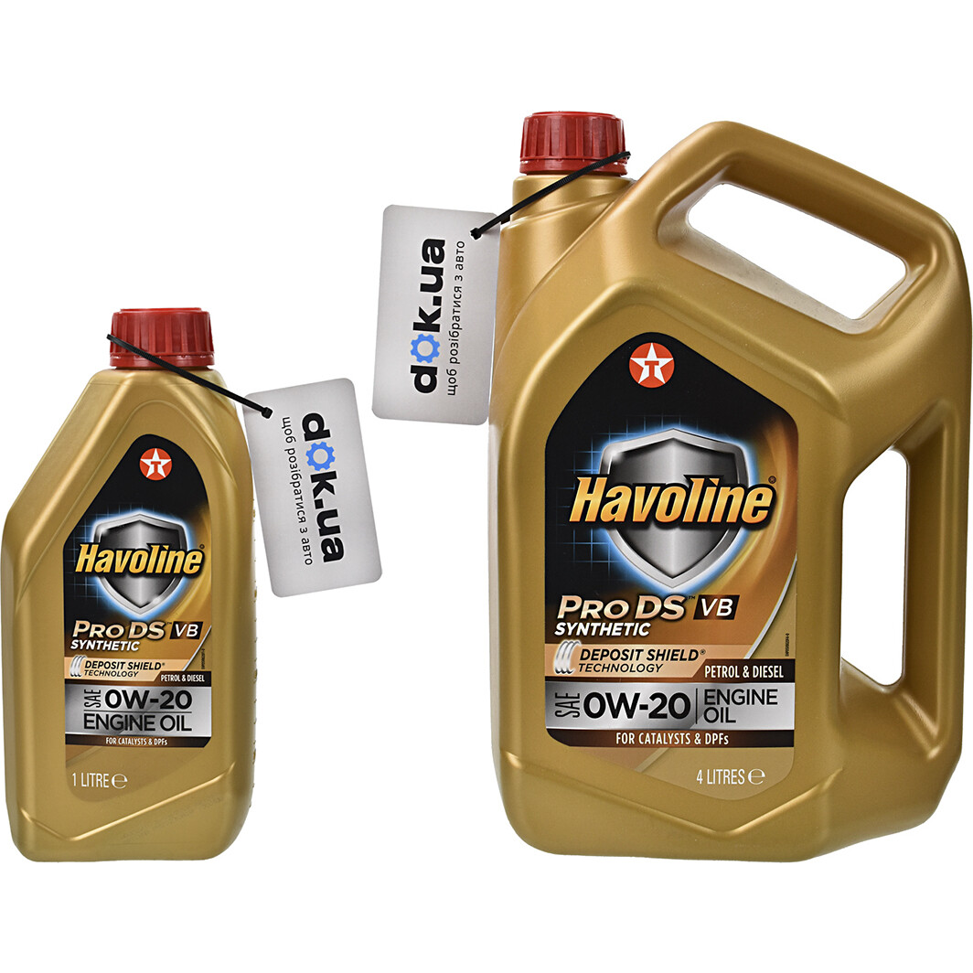 Моторное масло Texaco Havoline ProDS VB 0W-20 на Ford Fusion