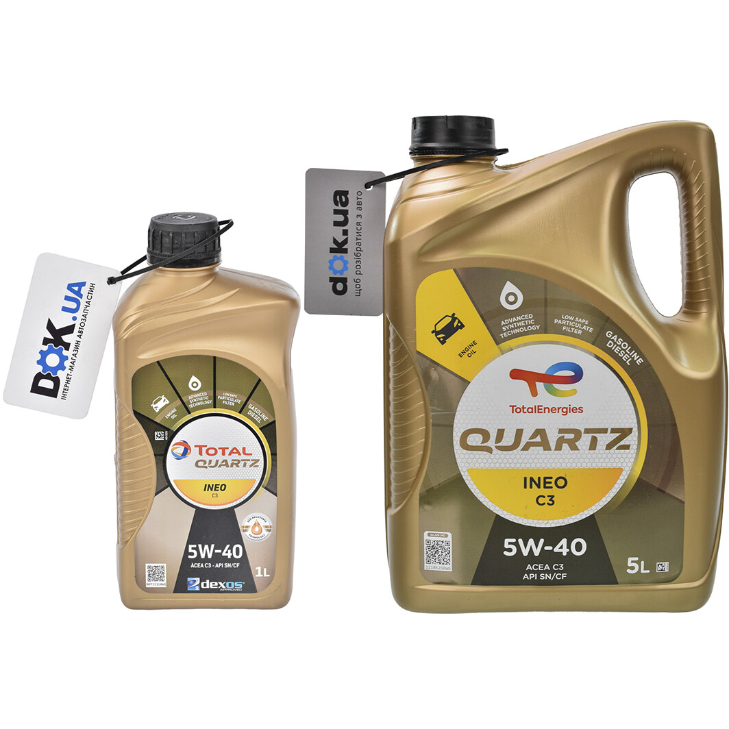 Моторное масло Total Quartz Ineo C3 5W-40 на Peugeot 309