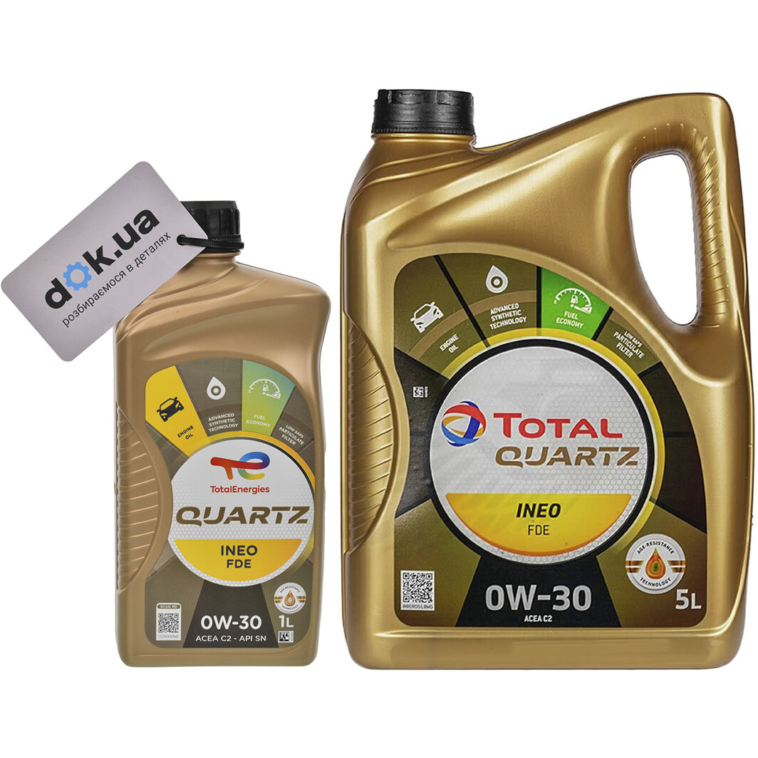 Моторное масло Total Quartz Ineo FDE 0W-30 на Chrysler Pacifica