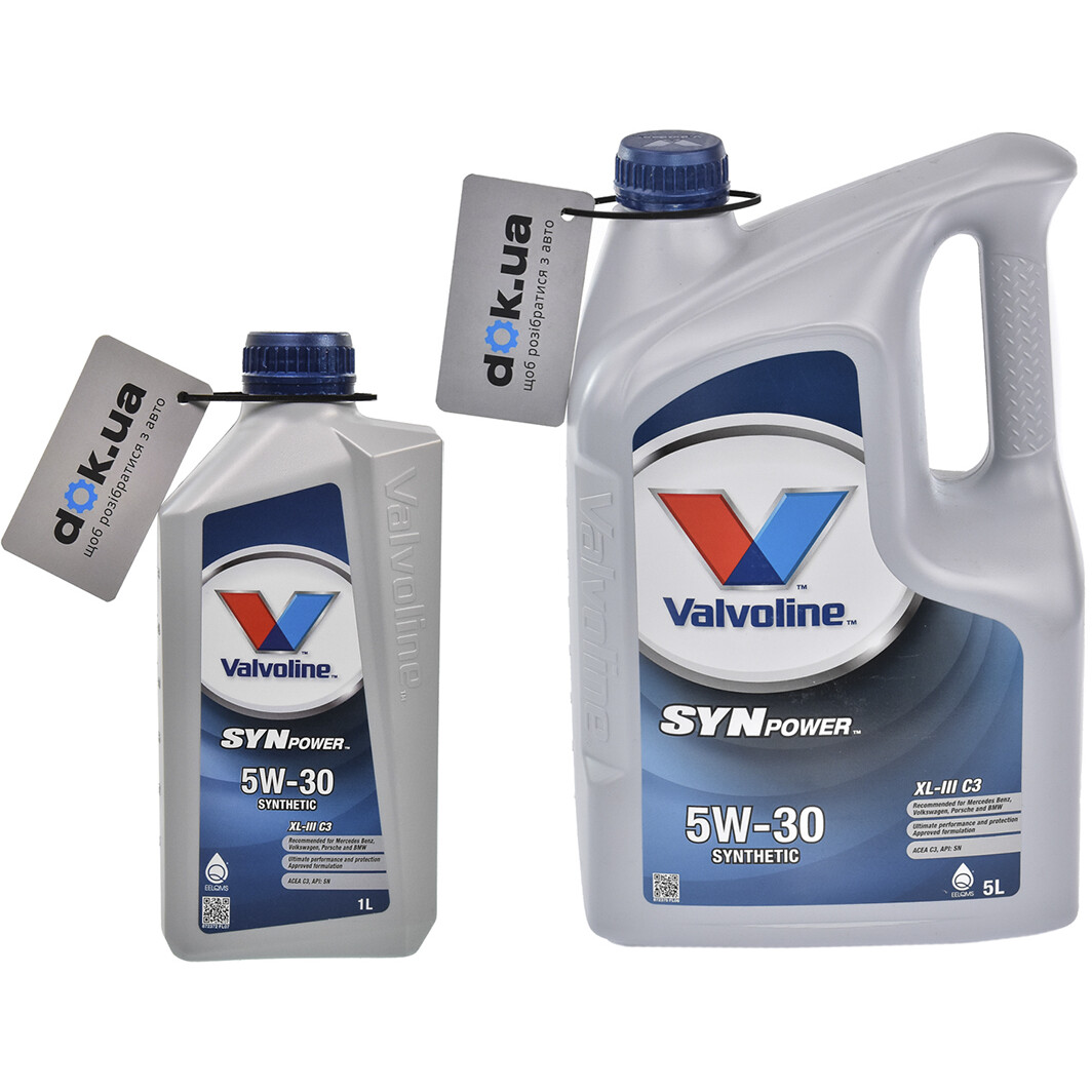 Моторна олива Valvoline SynPower XL-III C3 5W-30 на Chevrolet Kalos