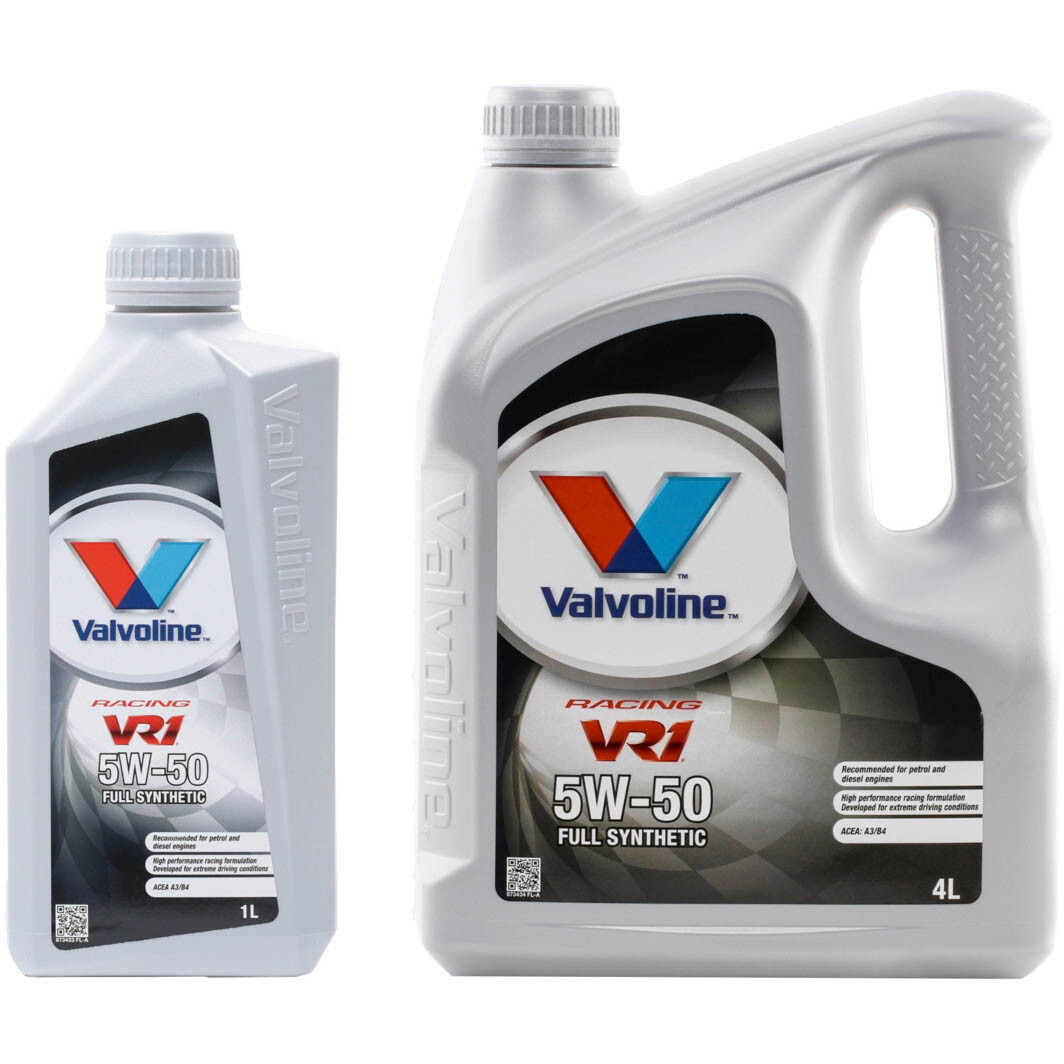 Моторна олива Valvoline VR1 Racing 5W-50 на Renault Fluence