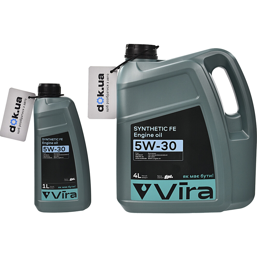 Моторна олива VIRA Synthetic FE 5W-30 на Chevrolet Kalos