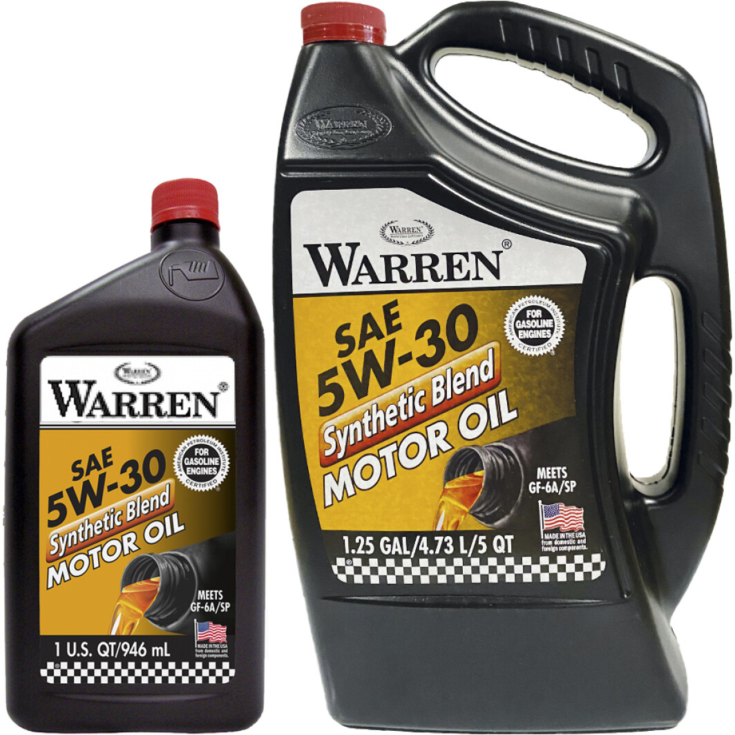 Моторна олива Warren Synthetic Blend 5W-30 на Citroen C5
