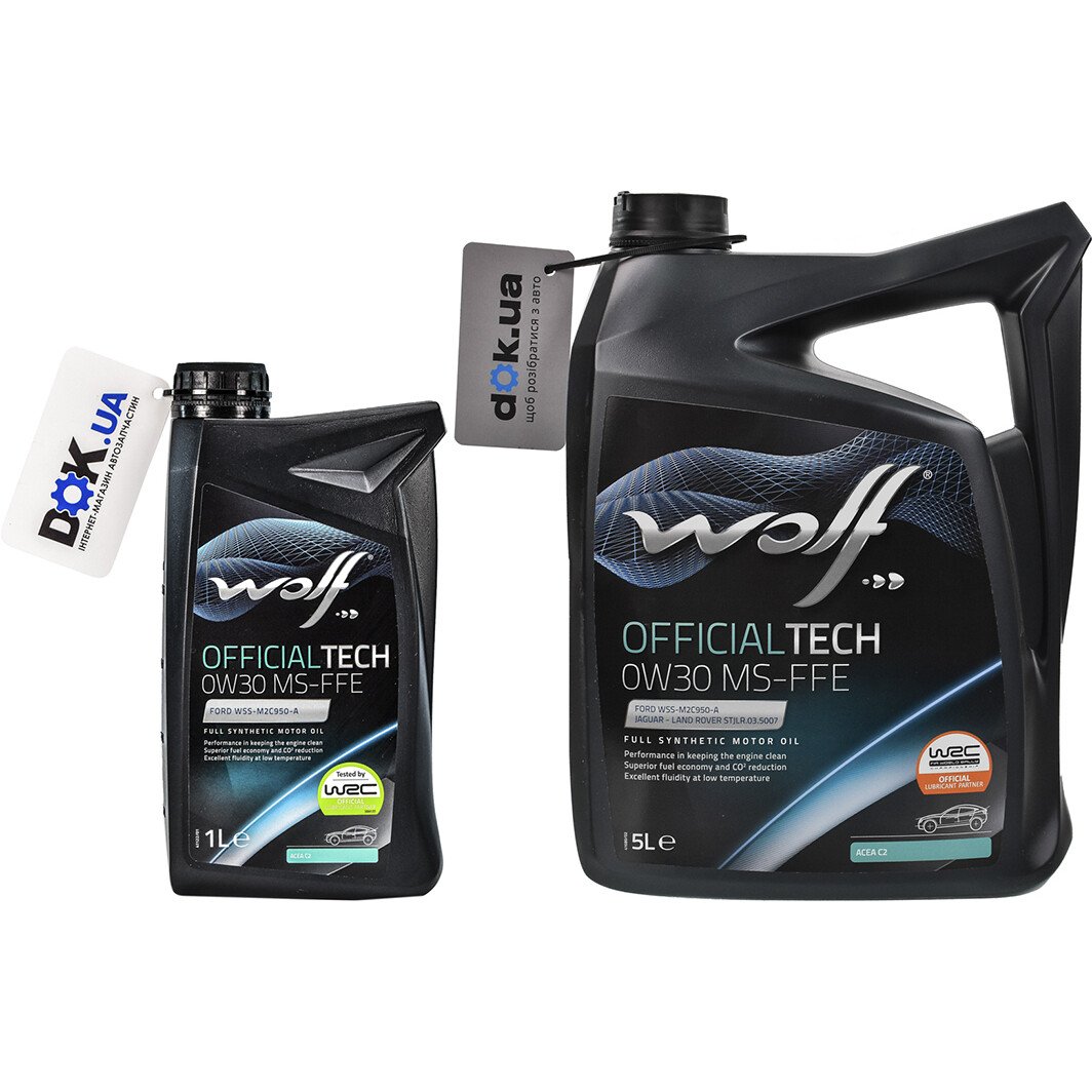 Моторное масло Wolf Officialtech MS-FFE 0W-30 на BMW 1 Series