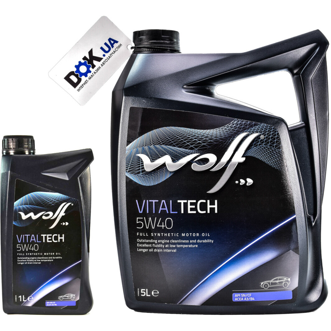 Моторное масло Wolf Vitaltech 5W-40 на Iveco Daily VI