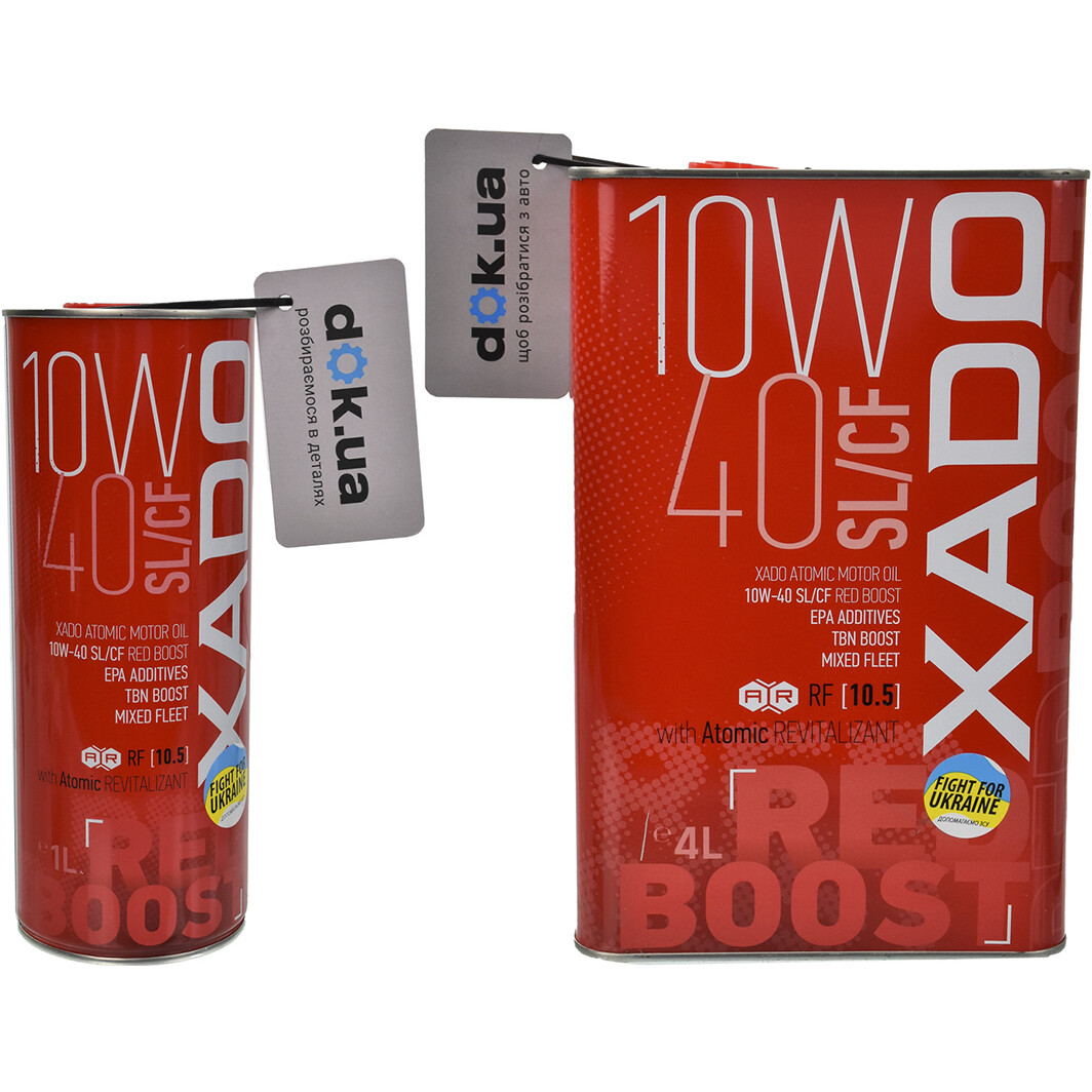 Моторное масло Xado Atomic Oil SL/CF RED BOOST 10W-40 на Acura MDX