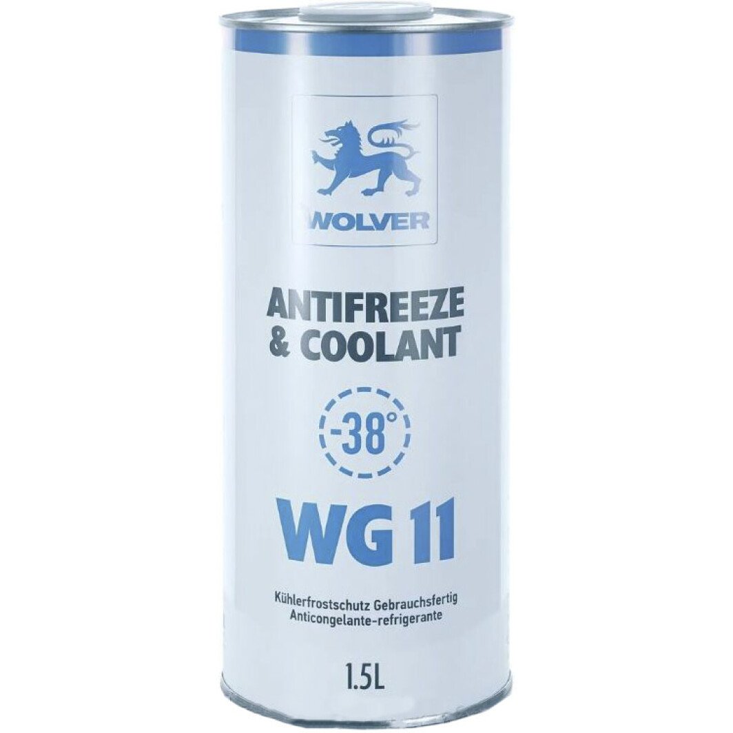 Готовый антифриз Wolver Antifreeze & Coolant WG11 G11 синий -38 °C
