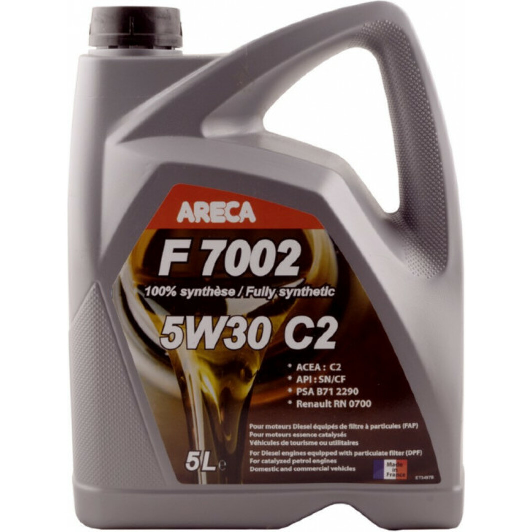 Моторное масло Areca F7002 С2 5W-30 5 л на Ford B-Max