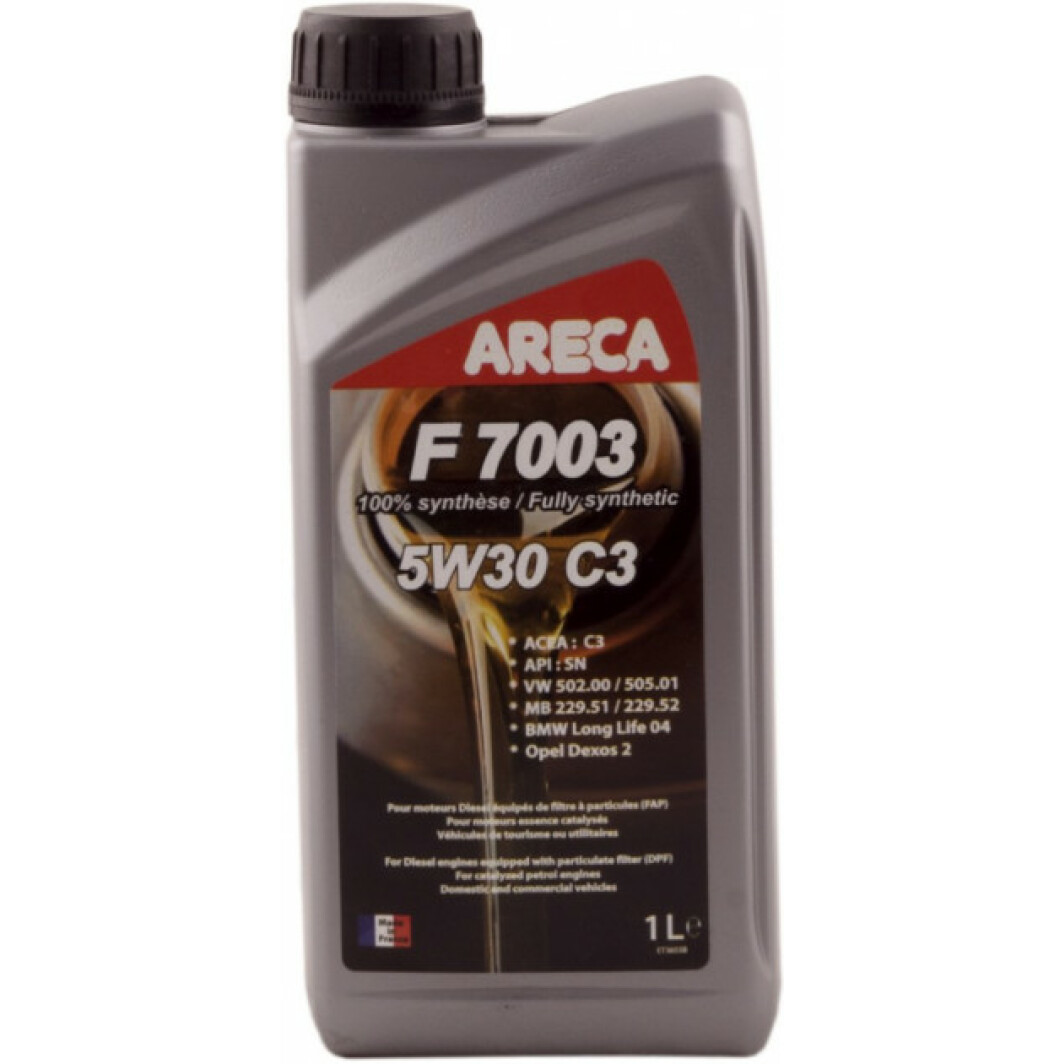 Моторное масло Areca F7003 С3 5W-30 1 л на Chevrolet Captiva