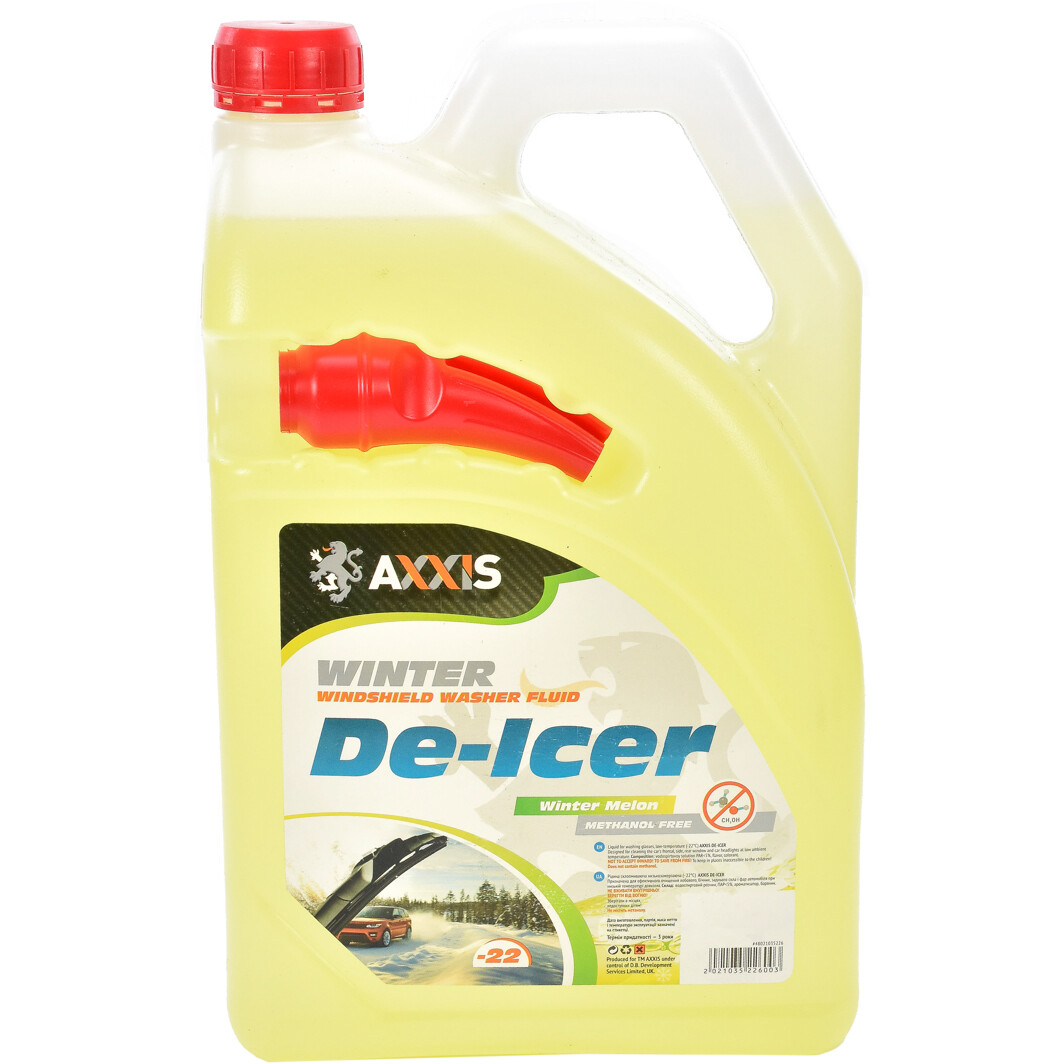 Омыватель Axxis De-icer зимний -22 °С дыня